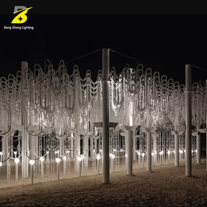 Bang Sheng Lighting - Lumière LED tunnel blanche en forme <span class=keywords><strong>de</strong></span> tuyau - Éclairage d'ambiance étanche pour parcs et zones scéniques - Product Image 3