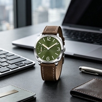 Montres mécaniques de luxe 42 mm Seagull ST3600 à remontage manuel, verre saphir, logo personnalisé, montres pour hommes