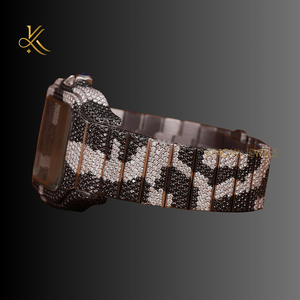 Elegant Moissanite Diamond Timepiece For <b>Women</b> With Premium Build Quality Brilliant Shine And Timeless Fashion Forward Design - Product Image 2