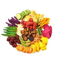 Gemengd Fruit Groenten Chips Hoge Kwaliteit Vegetbalen Snacks 10 Soorten Vacuüm Gefrituurde Gedroogde Knapperige Gemengde Fruitgroenten
