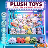 Peluches Pokémon populaires de 8 pouces pour machine à griffes, plusieurs modèles, cadeau idéal pour tous les âges