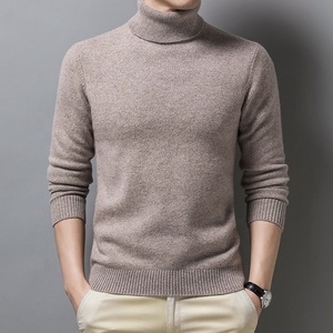 <strong>Men's</strong> 100%wool Basic Knitwear Long Sleeve <strong>Turtle</strong> <strong>Neck</strong> <strong>Jumpers</strong> for <strong>Men</strong> - Product Image 5