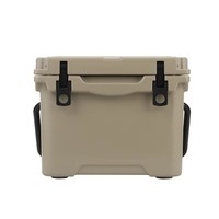 Nevera Portátil Aislada de 15L, Moderna, Rotomoldeada, de Material PE Térmico, Reutilizable, Resistente al Agua, para Alimentos, Pesca y Camping