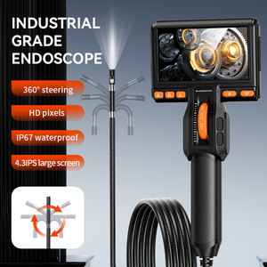 ANESOK S11 Portable 5 pouces IPS écran vidéo endoscope <span class=keywords><strong>Mini</strong></span> rigidité <span class=keywords><strong>articulée</strong></span> endoscope caméra d'inspection capteur CMOS carte SD - Product Image 2