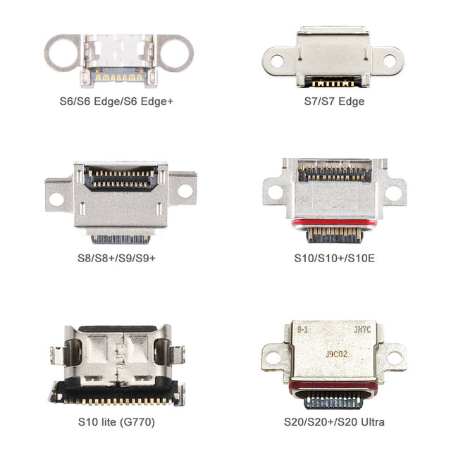 OEM USB Dock Charging Port Fast Charge for Samsung S4 S5 S6 S7 S8 S9 S10 S20 S21 S22 S23 Plus Ultra MobilePhone Parts Elekworld
