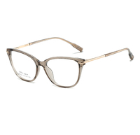 Monture de lunettes œil-de-chat tendance rétro en TR90 et métal, motif écaille de tortue, pour femme, monture optique surdimensionnée vintage, vente en gros