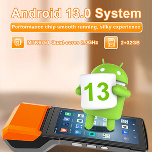 Умный POS-терминал с Wi-Fi, 5,5-дюймовый <span class=keywords><strong>Android</strong></span>-терминал для использования вне помещений, для ресторанов, модель R330 - Product Image 3