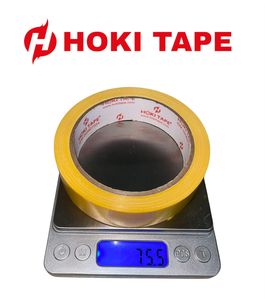 Hoki 24mm X 12m Cinta de tela 240mic PE Caucho fuerte para un sellado confiable Aplicación fácil para reparar paquetes Calidad duradera - Product Image 4