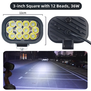 Accesorios para Motos, Luces LED para Camiones 12V/24V, Luces de Reversa para Autos, Faros para Montacargas, Luces Antiniebla Ultra Brillantes Mejoradas - Product Image 3