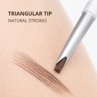Crayon à sourcils fin personnalisé avec logo, ingrédients minéraux, marque privée, crayons à sourcils fins pour les marques cosmétiques