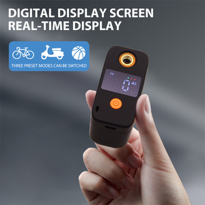 Gonfleur de pneus numérique intelligent rechargeable, <span class=keywords><strong>pompe</strong></span> à air portable pour vélos de route, <span class=keywords><strong>VTT</strong></span>, vélos électriques, mini <span class=keywords><strong>pompe</strong></span> à pneus portable - Product Image 6