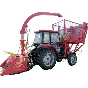 Farm efficient green straw crusher fresh corn pasture forage harvesting and cutter