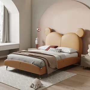 European style bedroom girls lovely style beds solid wood kids bed for kids bedroom furniture children's bed