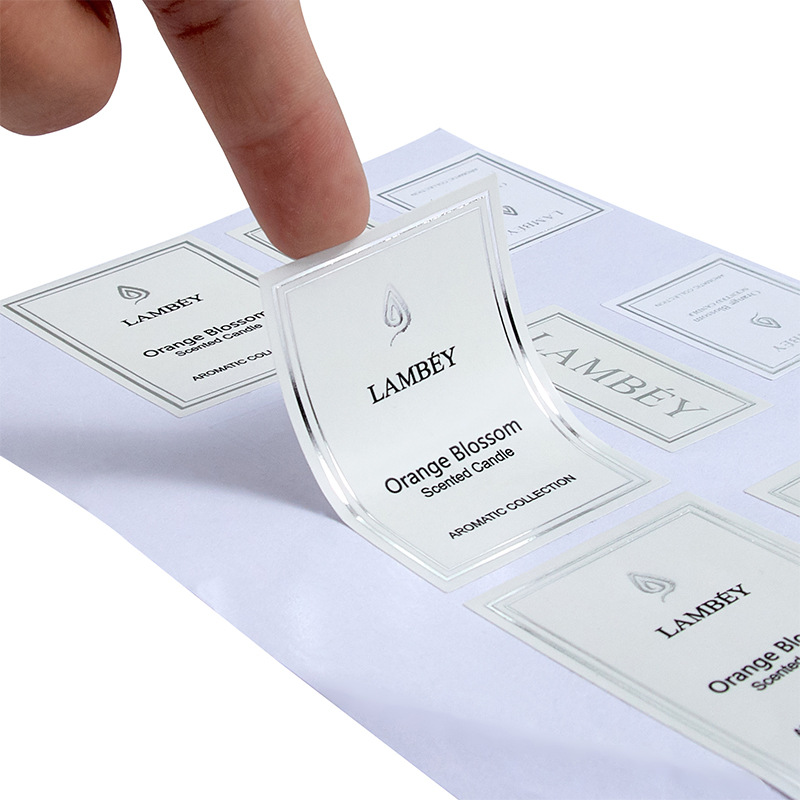 Manufacturer Custom Waterproof PVC Adhesive Labels Printed Bottle Stickers Waterproof Packaging Labels