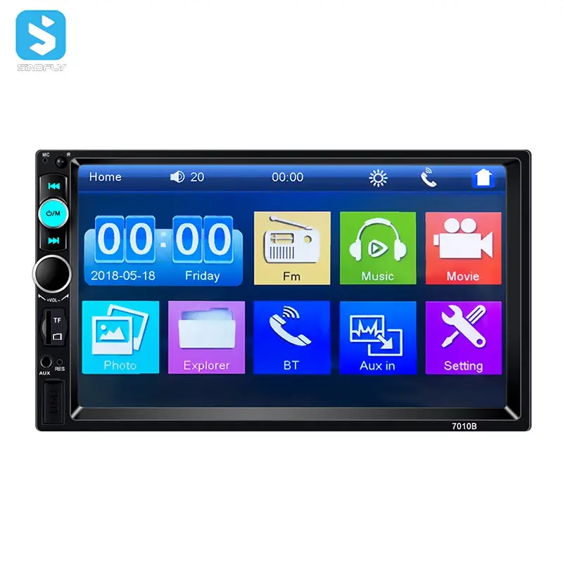 Produttore professionale Android System 2 Din Radio Car 7 pollici lettore <span class=keywords><strong>Dvd</strong></span> per auto Touch Screen lettore musicale Mp5