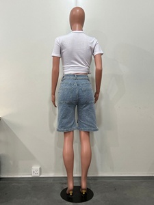 Pantaloni Estivi Eleganti 2026 da Donna Taglia S-2XL, <span class=keywords><strong>Jeans</strong></span> <span class=keywords><strong>in</strong></span> Denim <span class=keywords><strong>con</strong></span> Diamanti a Lunghezza Media - Product Image 5