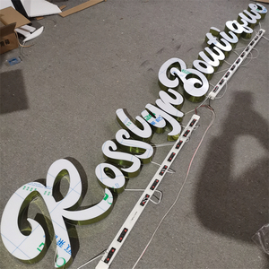 Quảng Cáo Chiếu Sáng Ngoài Trời Ánh Sáng Kinh Doanh Cửa Hàng Phía Trước LED Thư 3D Acrylic Ánh Sáng up Thư Biểu Tượng Tùy Chỉnh Dấu Hiệu Điện Tử - Product Image 6
