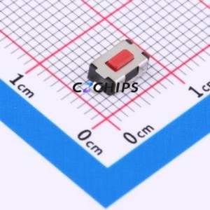 TS4625A-R Tactile Switch SMD Switch Single Pole Single Throw Round Button 2.5N Vertical Mount - Product Image 1