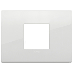Vimar Placca Classic 2MC Polar Total Look Wall <b>Switch</b> Cover 12.75x9.5x1.62 cm - Product Image 1