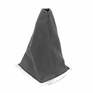 Couvre-poignée de levier de vitesses en cuir noir pour Ford Focus, accessoire de transmission manuelle - Product Image 5