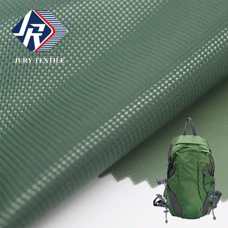 Brancard Reistas Leverancier Groene Kleur Pvc Gecoat 600d Polyester Oxford Pvc Schooltas Stof