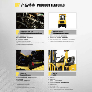 Montacargas Diésel Hyster de 4 a 7 Toneladas, Mástil de Tres Etapas, Operación Asentada, Neumáticos, Uso en Plantas de Fabricación - Product Image 4