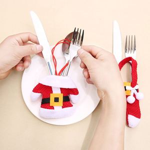 Juego de cubiertos navideños YY, cubiertos con funda de tela, decoración de mesa pequeña, China - Product Image 3