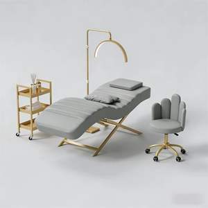 Nuevo modelo de cama para estética de pestañas, cama de masaje para spa, cama para pestañas de salón de belleza, cama para tatuaje de cejas, cama para tatuajes - Product Image 5