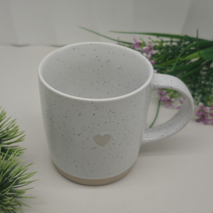 Tasses à café en céramique brillantes RTS 11,5 oz à pois, avec deux cœurs, pour la Fête des Mères et la <span class=keywords><strong>Saint</strong></span>-<span class=keywords><strong>Valentin</strong></span> - Product Image 5