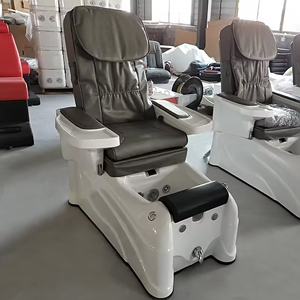 Fauteuil de manucure et pédicure de luxe rose avec repose-pieds intégré, modèle 2019, pour salon de beauté, prix abordable - Product Image 4