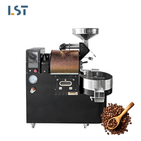 Machine à torréfier le café électrique au gaz, 3 kg, à température contrôlée, entièrement automatique, en acier inoxydable, pour usage domestique et commercial