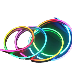 <span class=keywords><strong>RGB</strong></span> 네온 스트립 조명 6x12mm 유연한 여러 가지 빛깔의 <span class=keywords><strong>LED</strong></span> PVC 본체 24V 방수 IP67 게임 룸 용 음악 동기화 타이머 기타 공간 - Product Image 1