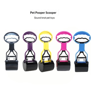 Coletor e Embalador de Fezes de Cão, Ferramenta Plástica de Limpeza de Banheiro com Som para Descarte de Resíduos de Animais de Estimação - Product Image 2