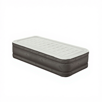 Matelas pneumatique durable et confortable avec pompe électrique intégrée, matelas pneumatique double pour 1 adulte