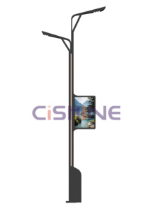 <span class=keywords><strong>Pali</strong></span> per <span class=keywords><strong>Illuminazione</strong></span> Pubblica Intelligenti Cishine con Schermo LED da 5m 6m 7m 8m 10m, <span class=keywords><strong>Pali</strong></span> per <span class=keywords><strong>Illuminazione</strong></span> Stradale con Box Pubblicitario - Product Image 2