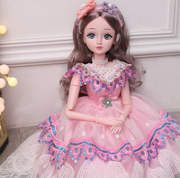 Poupée Mannequin Réaliste en Plastique 60 cm, Cheveux Personnalisables, Ensemble de Jeu d'Imitation avec Musique, Cadeau d'Anniversaire pour Enfants