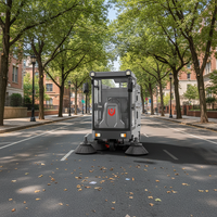 Подметальная машина CleanHorse M6 2100 мм для стадионов, аккумуляторная, для уборки площадей и выставочных центров, 48В