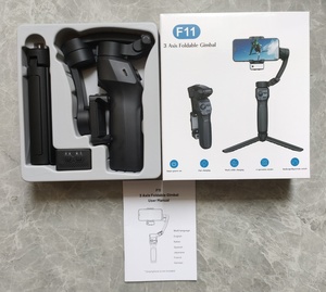 Bộ ổn định gimbal 3 điện thoại thông minh ai theo dõi khuôn mặt không cần ứng dụng với Selfie điền ánh sáng tự động cân bằng khi nhận FPV có thể gập lại - Product Image 3