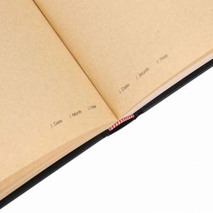 365 Days Secret <b>A3</b> Spiral Leather Lockable Address Book Notebook Password Journal Promotional Recycled Kraft <b>Paper</b> Diary 80 - Product Image 4