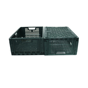 Bread Milk Plastic Crates For Fruits And Vegetables, Shipping Storage Logistic Box Foldable Plastic Crates