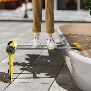 Chariot utilitaire pliable portable pour la maison, chariot de courses et chariot à bagages - Product Image 5