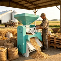 Machine à aplatir à rouleaux robuste pour le traitement de l'orge, de l'avoine et du maïs dans l'industrie alimentaire