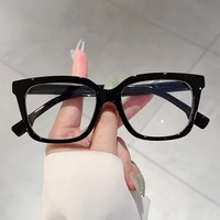 Lunettes de vue rétro unisexes de style nouveau, photochromiques, anti-lumière bleue, monture carrée, verres en PC, lunettes polyvalentes pour toutes les formes de visage