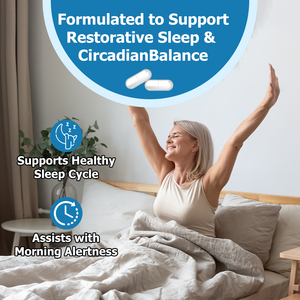 Cápsulas de Melatonina Más Vendidas, Sueño Reparador, Equilibrio Circadiano, Ciclo de Sueño Saludable, Alerta Matutina, 60 Cápsulas - Product Image 4