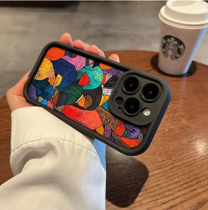 Sfondo europeo americano per <span class=keywords><strong>iPhone</strong></span> 16Pro Case 15 personalità pittura a olio modello 14 Promax TPU telefono cinturino per <span class=keywords><strong>iPhone</strong></span> 13 - Product Image 1