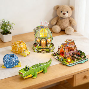 Jouet éducatif personnalisé Nosto, puzzle 3D en forme d'escargot, porte-stylo en papier, cadeau - Product Image 1