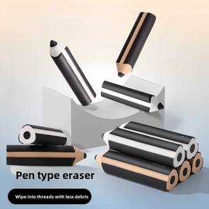 ممحاة إبداعية على شكل قلم من مادة TPR للطلاب، تمحو الكلمات والخطوط بوضوح دون ترك آثار أو بقايا، درجة 2B - Product Image 5