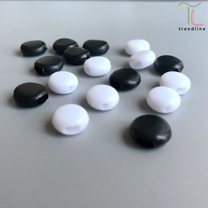 ยางรัดสายยางซิลิโคนสีขาวแบนปรับสายคล้องหูแบบยืดหยุ่น - Product Image 3