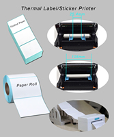 Impresora de Etiquetas de Envío sin Tinta Uyin CP410, Compatible con ESC/POS, Tamaño Máximo de Papel de 108 mm, Producto en Stock, Gran Venta