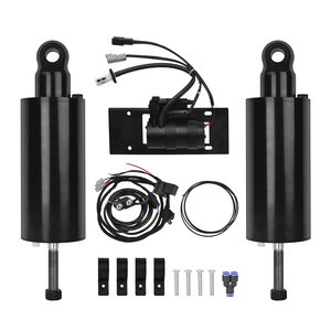Système de suspension pneumatique pour <span class=keywords><strong>moto</strong></span> Harley Softail Fat Boy Breakout Heritage Standard Slim 01-17, amortisseurs arrière pneumatiques - Product Image 2